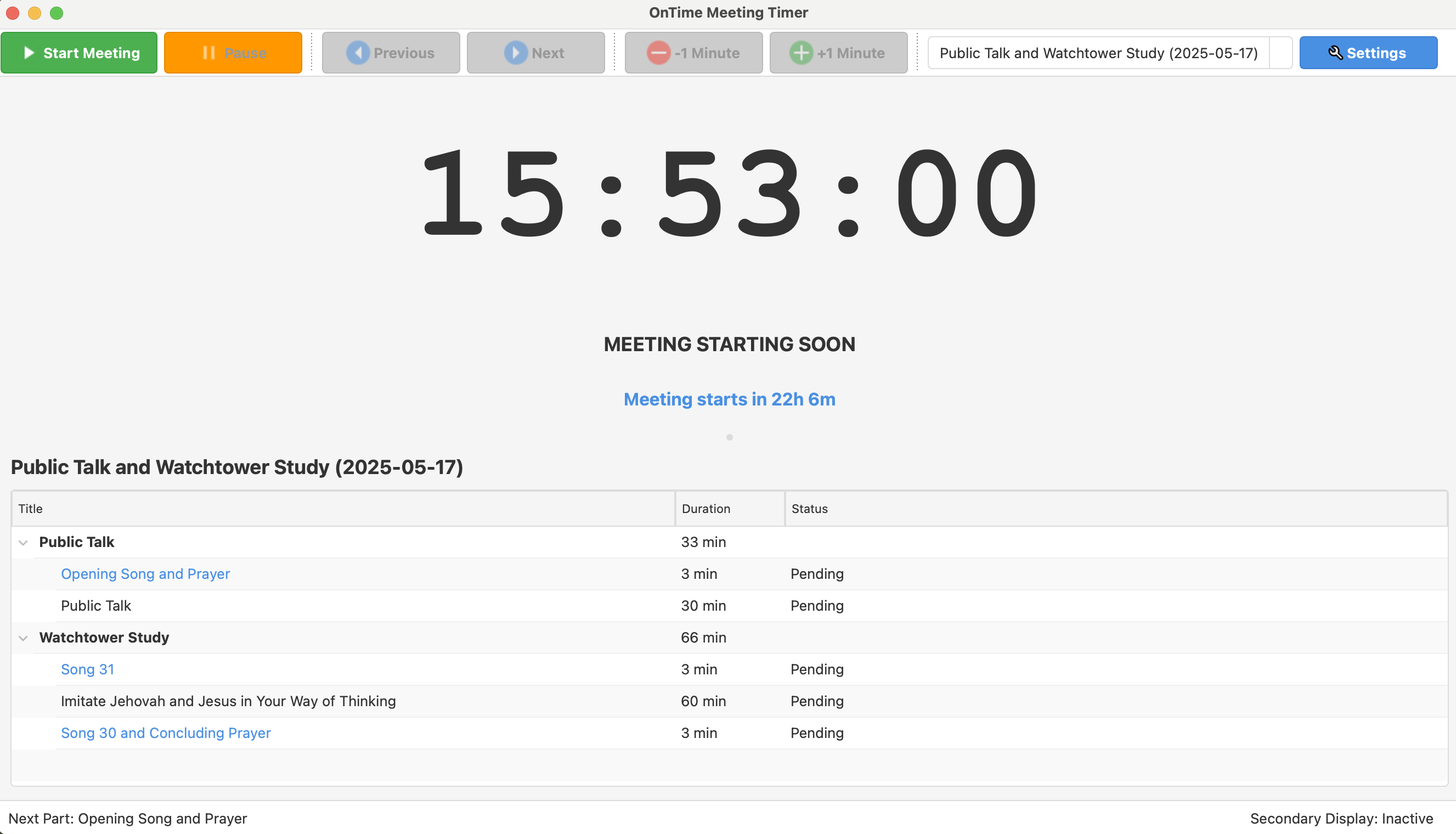 Main Interface